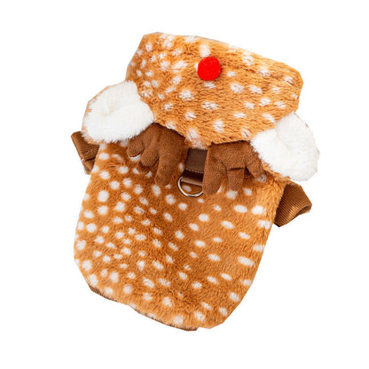 Christmas Elk Puppy Clothes for Small Dogs