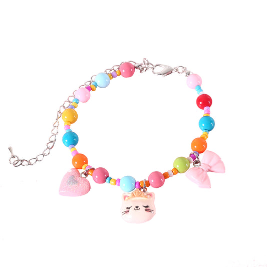 Colorful Beads Pendant Pet Choker for Dogs and Cats