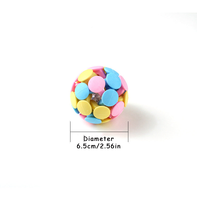 Interactive pet toys for dogs and cats – glowing bouncy balls