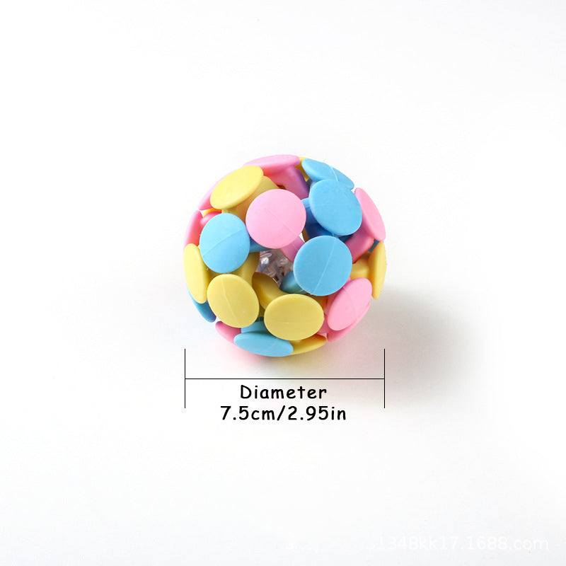 Interactive pet toys for dogs and cats – glowing bouncy balls