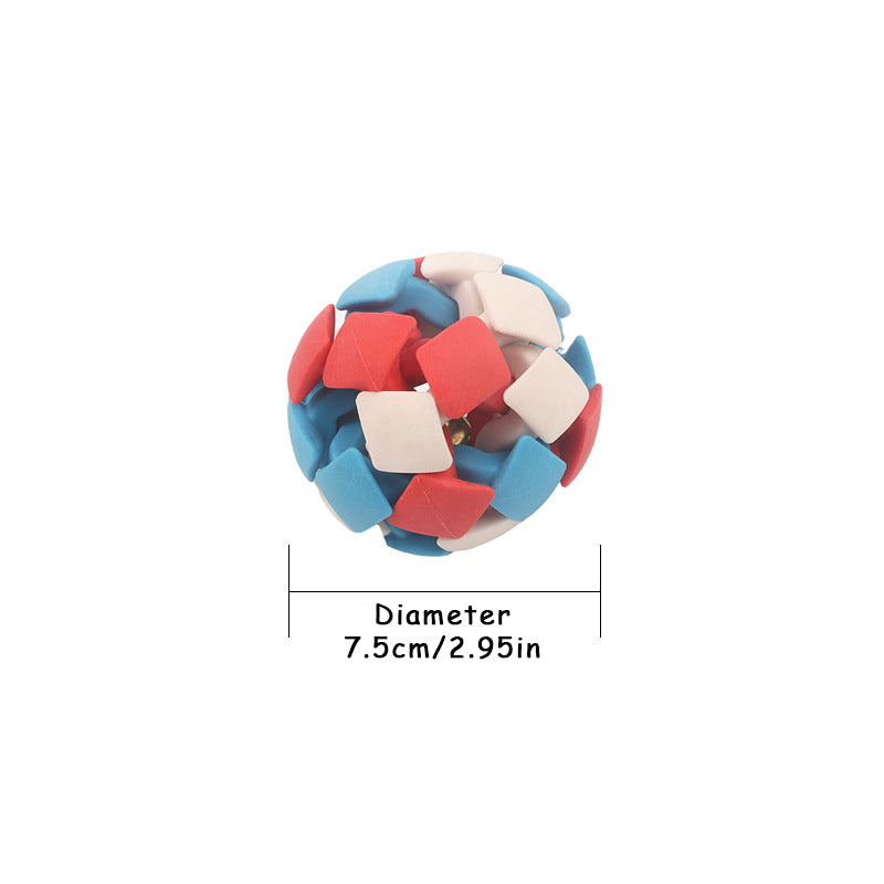 Interactive pet toys for dogs and cats – glowing bouncy balls