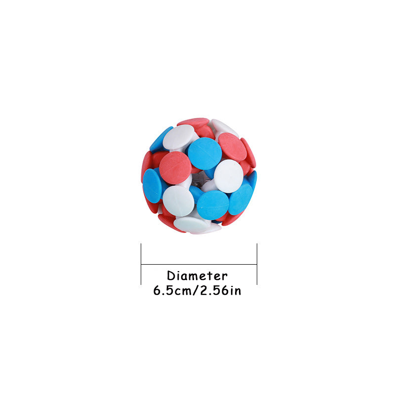 Interactive pet toys for dogs and cats – glowing bouncy balls