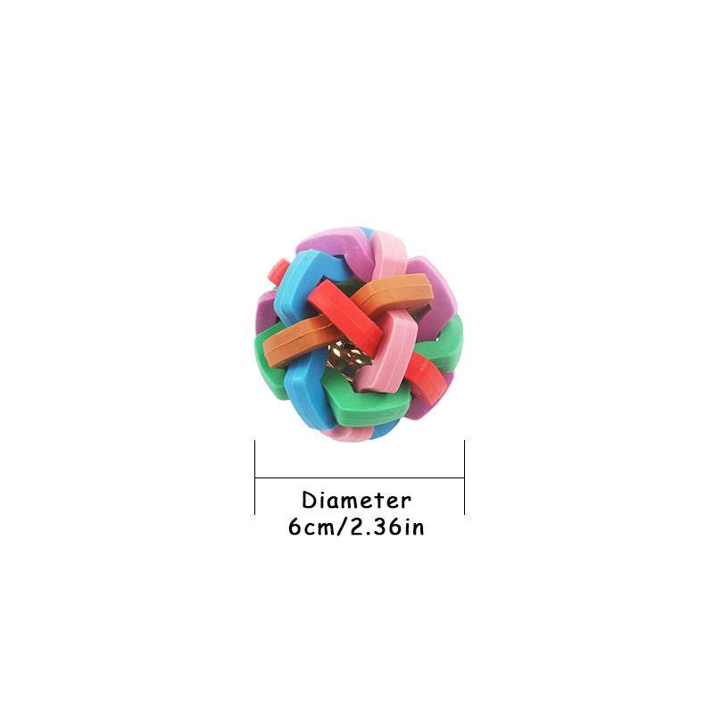 Interactive pet toys for dogs and cats – glowing bouncy balls