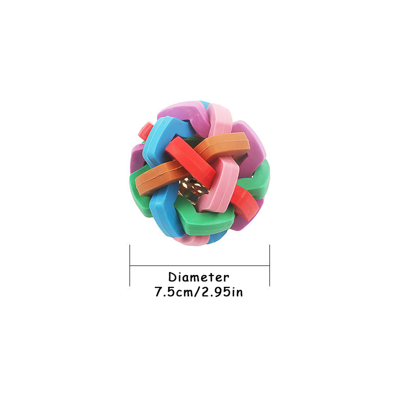 Interactive pet toys for dogs and cats – glowing bouncy balls