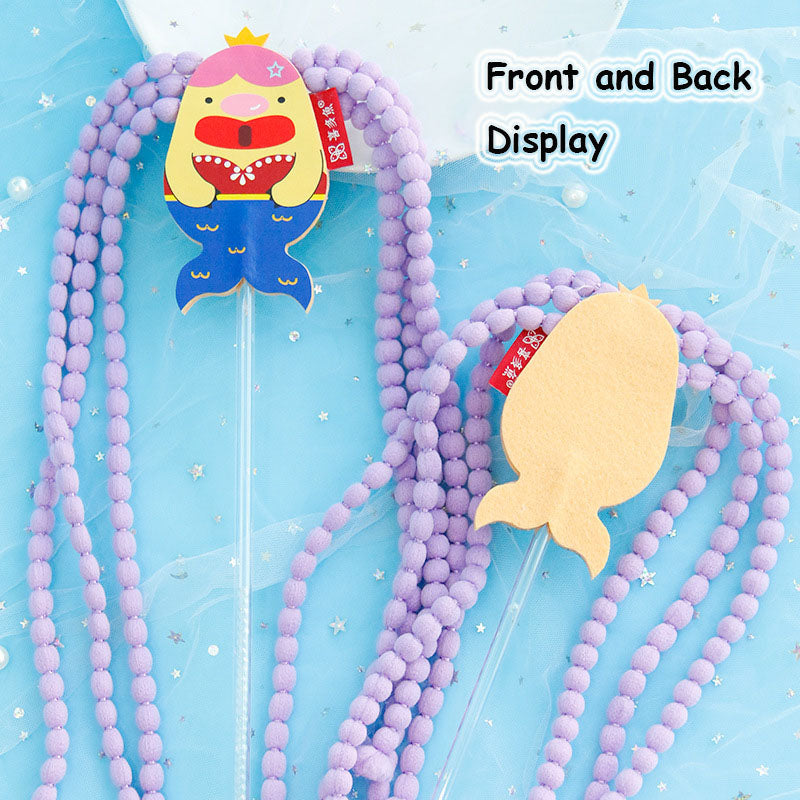 Mermaid Cat Teaser Stick interactive cat toys for fun play