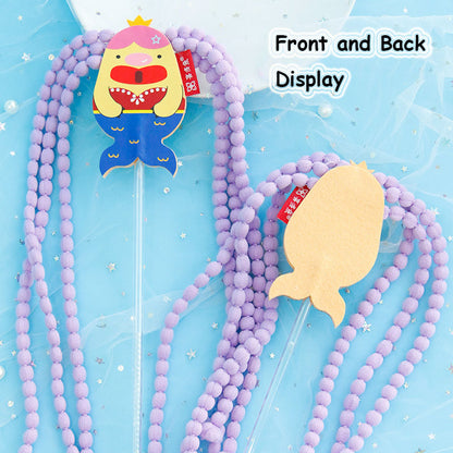 Mermaid Cat Teaser Stick interactive cat toys for fun play