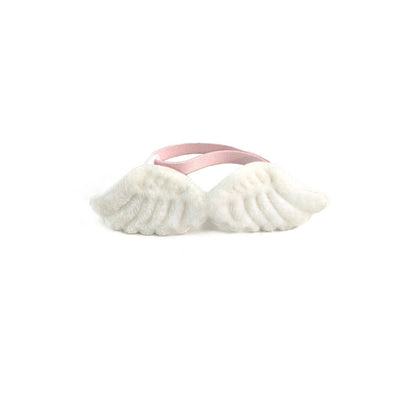 Plush angel wings pet collar for cats at Jerry & Simba Pet Shop.